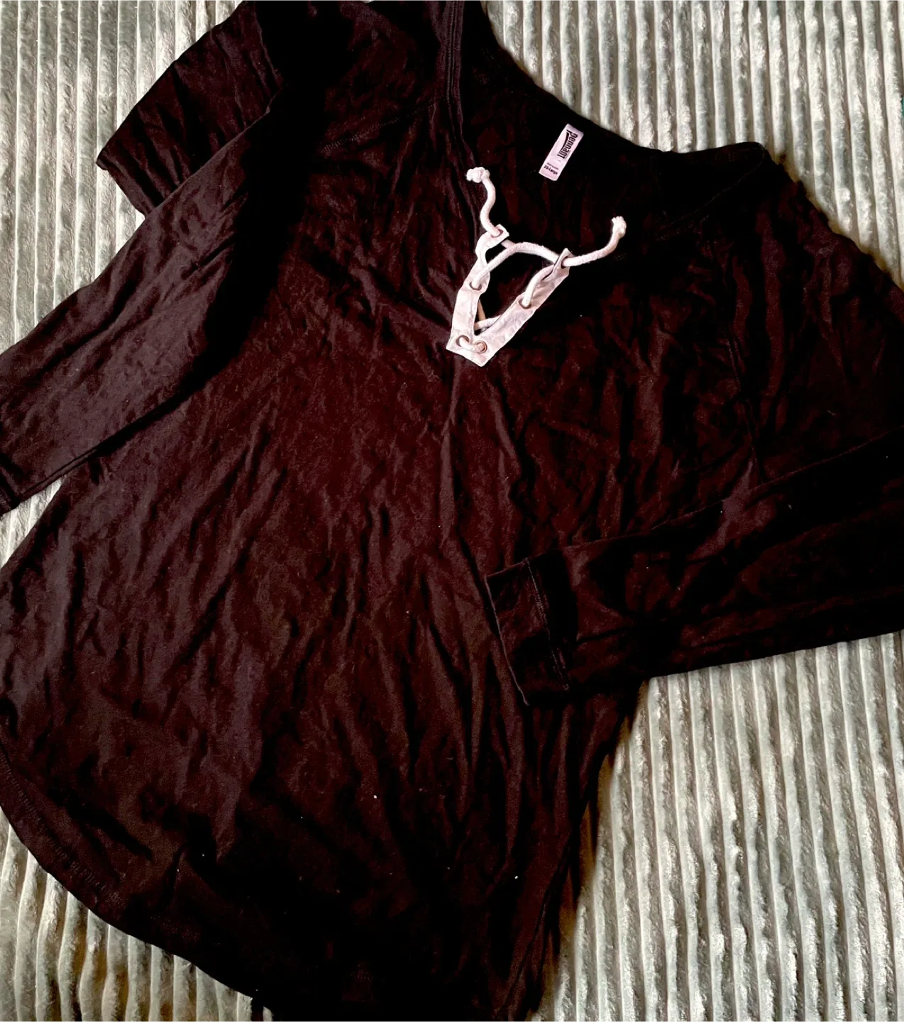 Pennant Black 2X-Large Long Sleeve Shirt