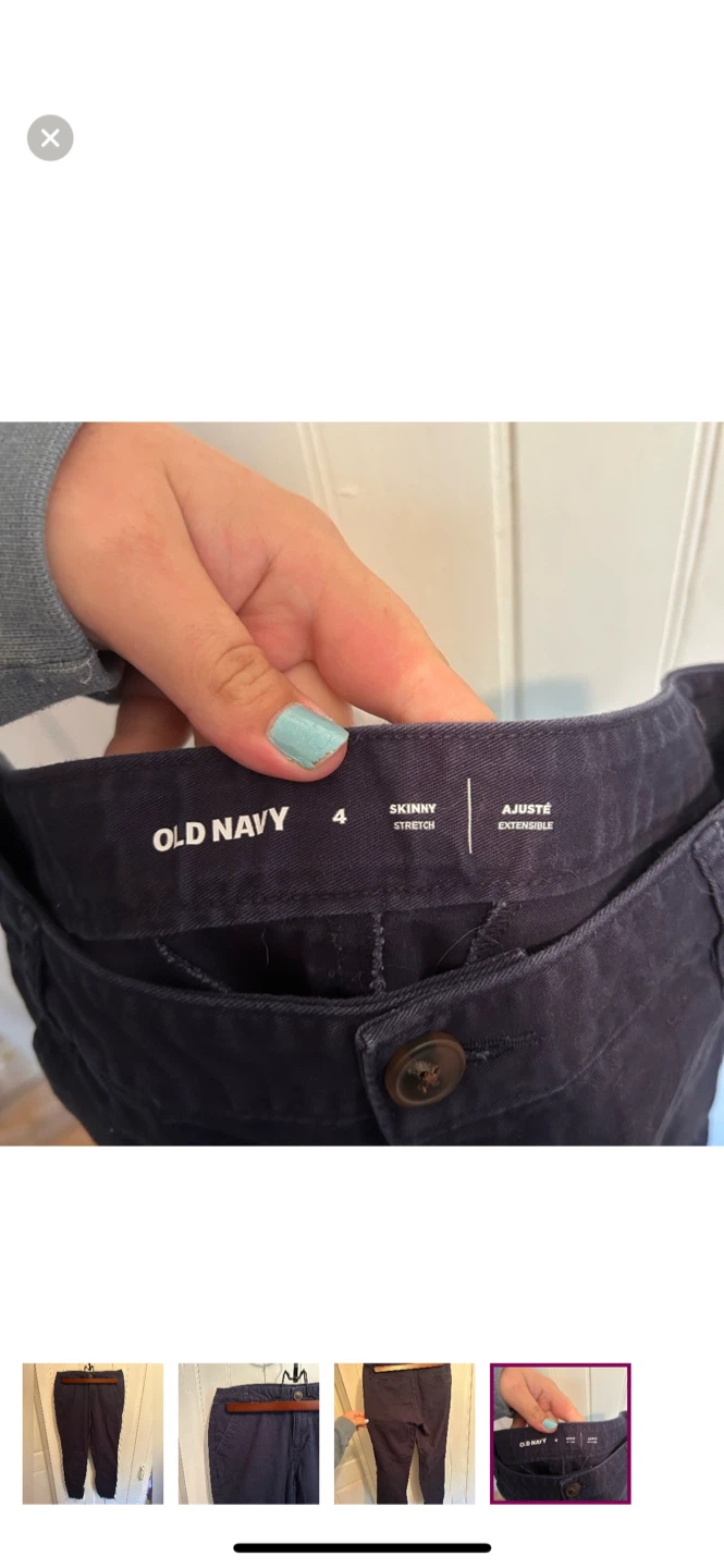 Old Navy Skinny Stretch Pants - Size 4 - photo 4