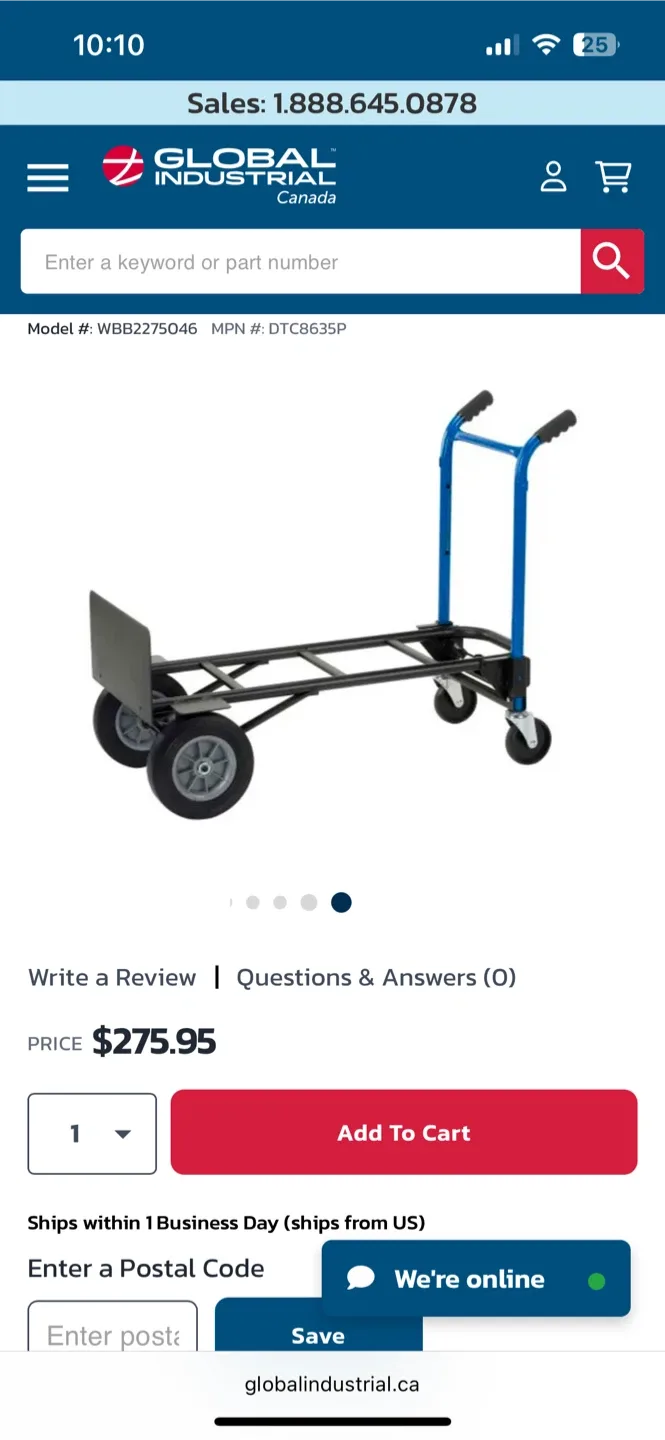 Harper DTC8635P 4-in-1 Convertible Hand Truck image indicator(4)