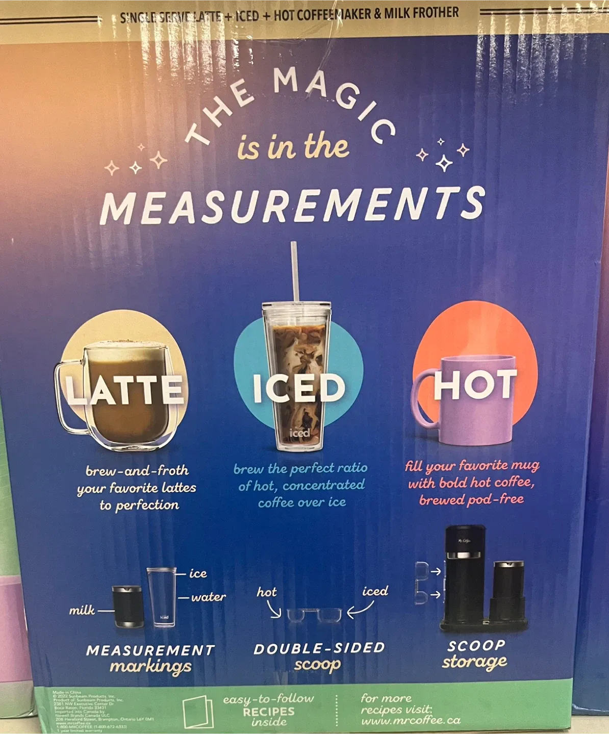 Mr. Coffee Latte Iced + Hot Coffee Maker image indicator(2)