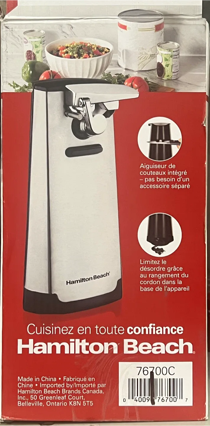 Hamilton Beach Extra-Tall Can Opener - Like New! image indicator(2)