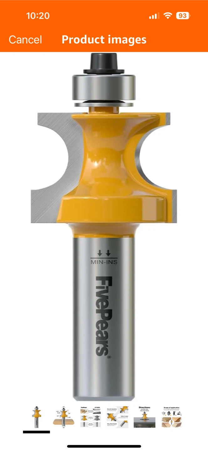 FivePears Router Bit - 1/2 inch - photo 2
