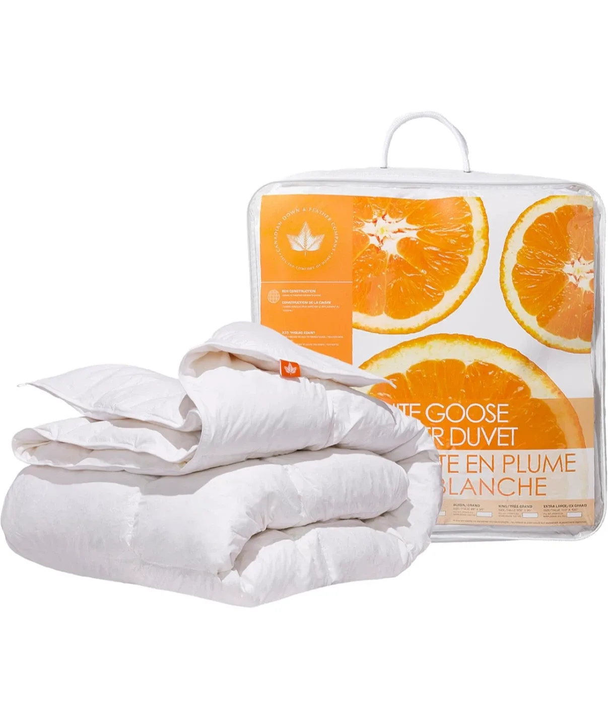 New White Goose Feather Duvet