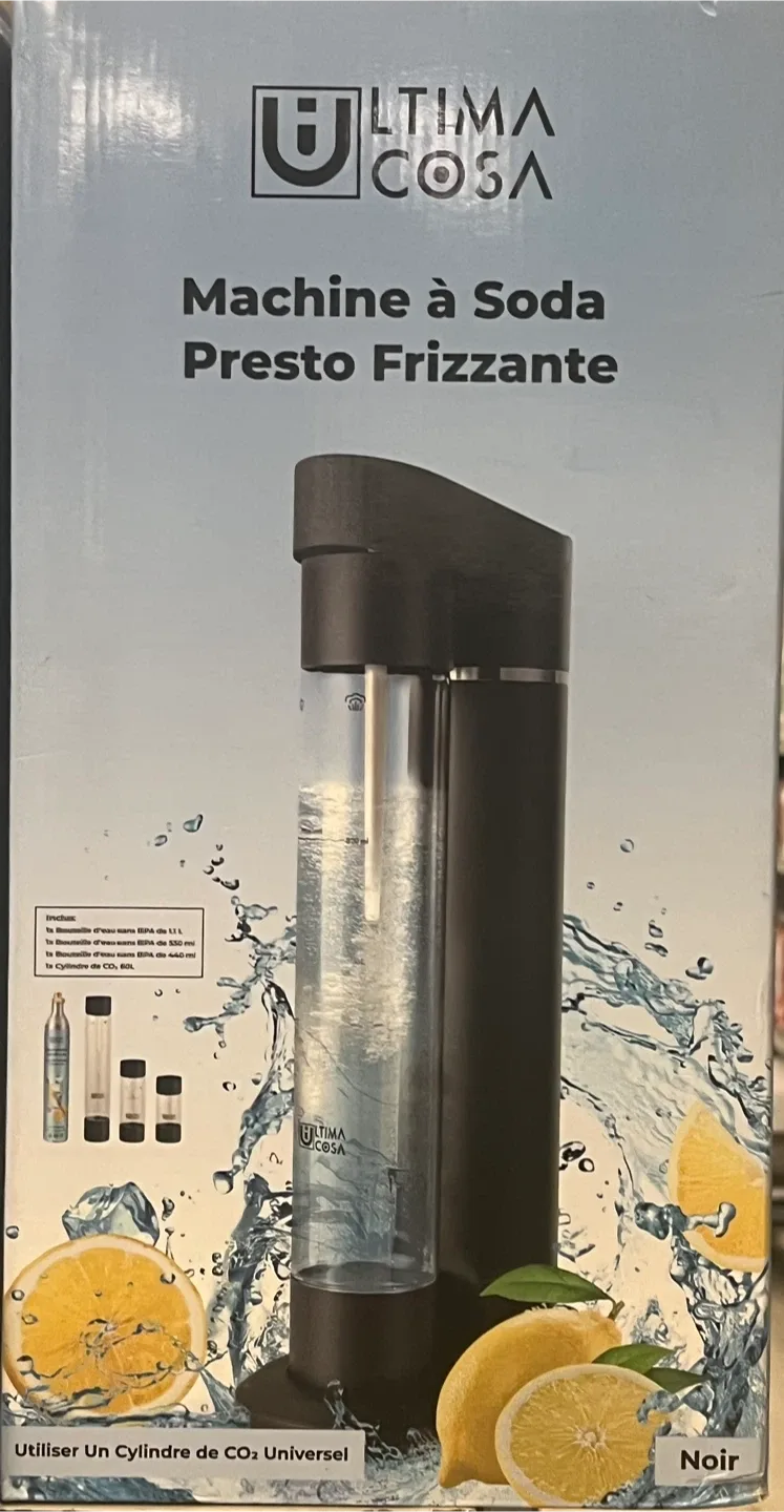 Ultima Cosa Presto Frizzante Soda Maker - Silver image indicator(3)