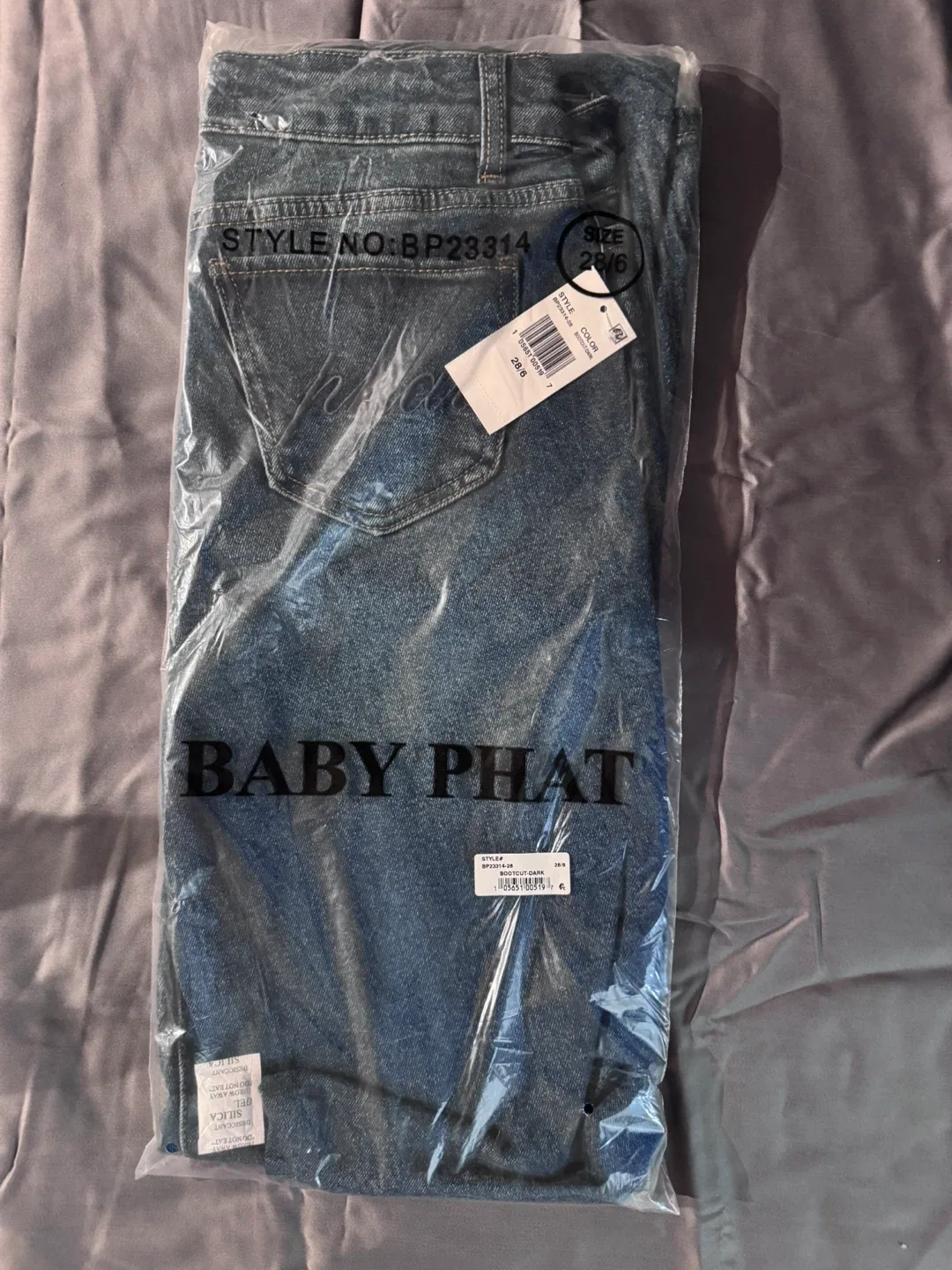 New Baby Phat Jeans Size 28/6 image indicator(3)