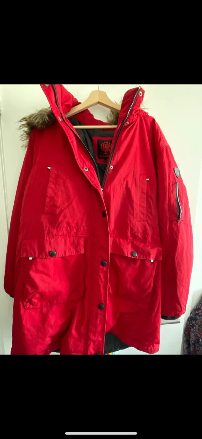 Red Winter Parka - 2XL