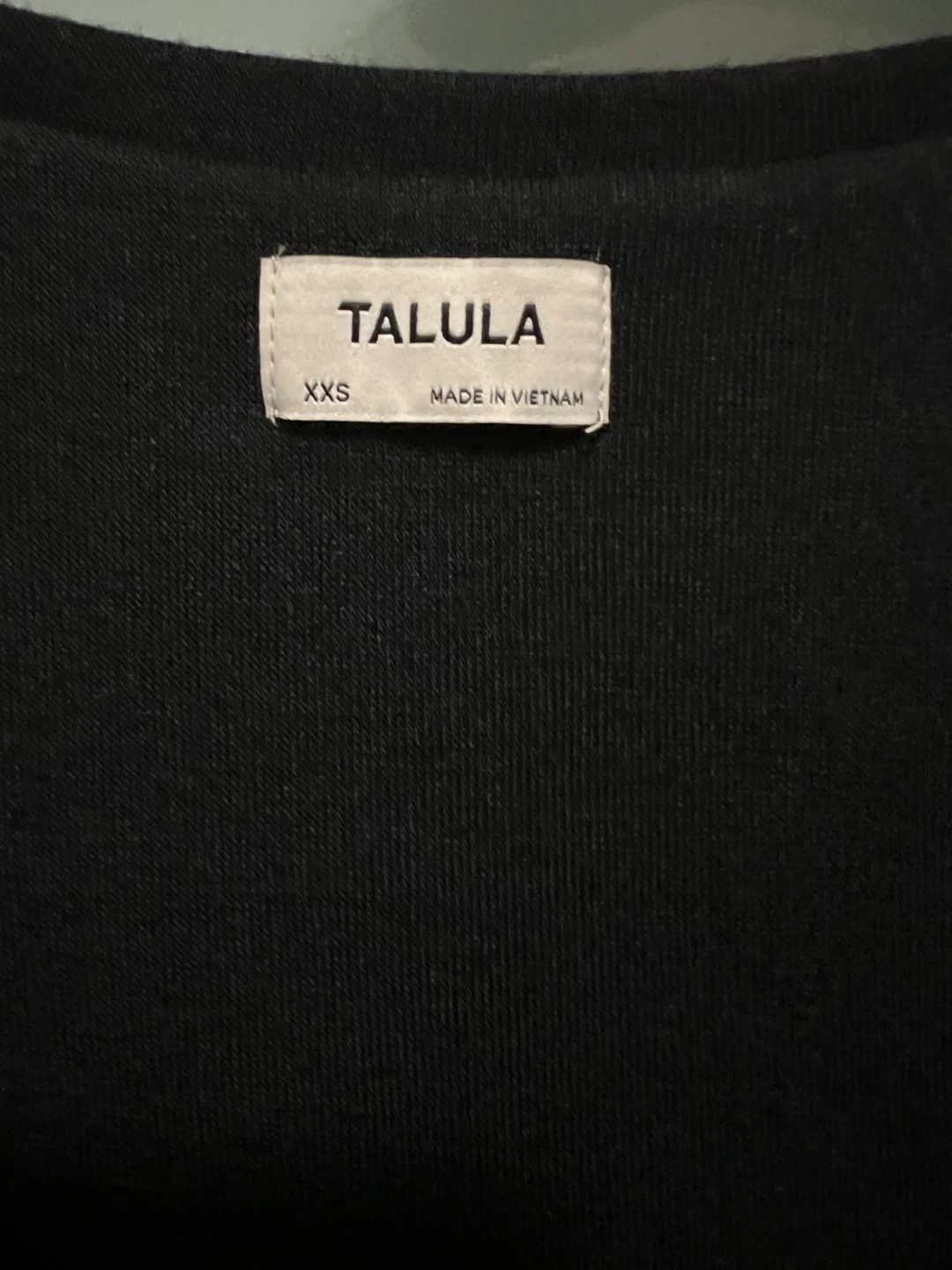 Brand new with tags: Aritzia Talula Black V-Neck Dress XXS - photo 3