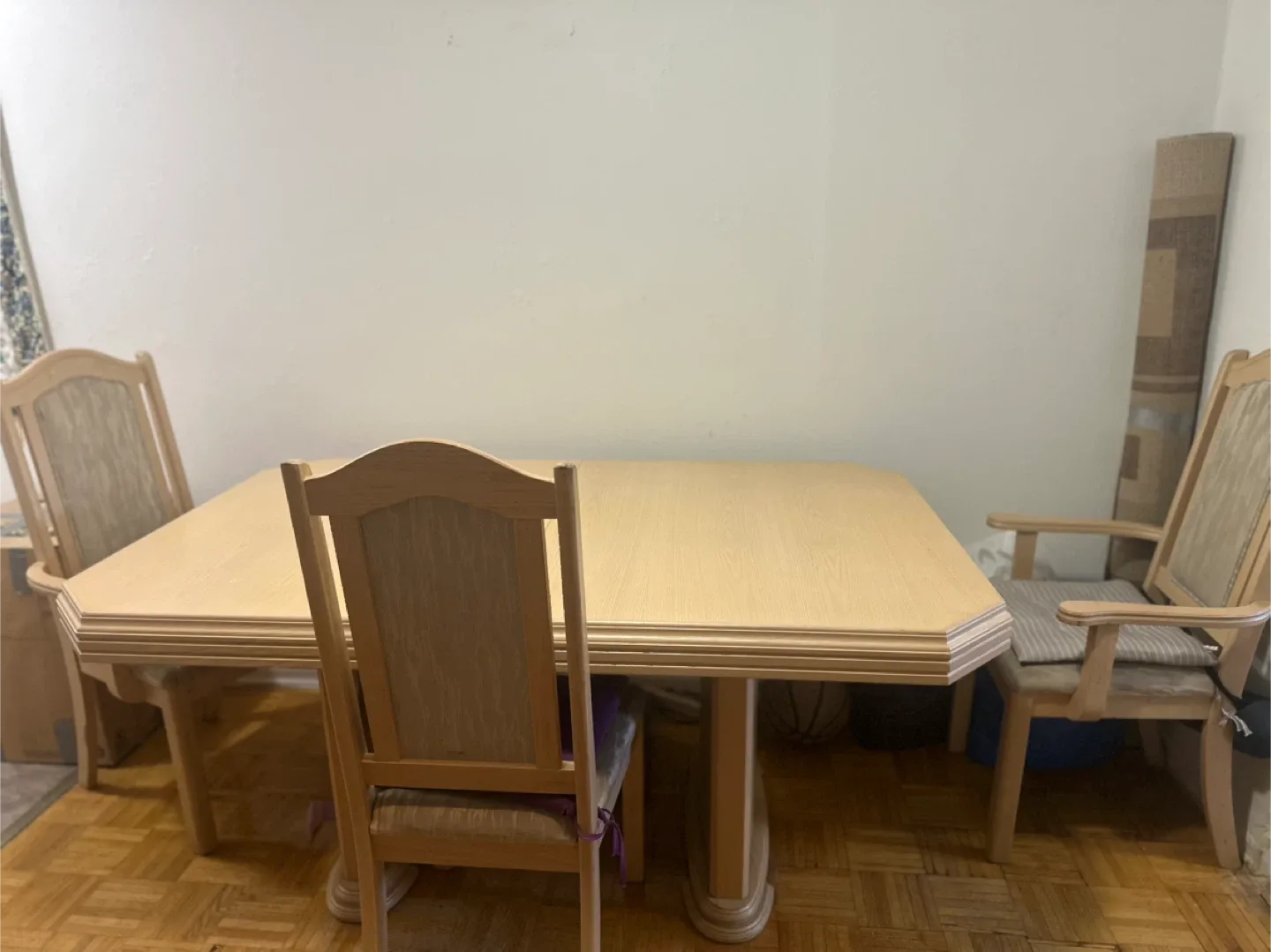 Wooden Dining Table with 6 Chairs image indicator(3)