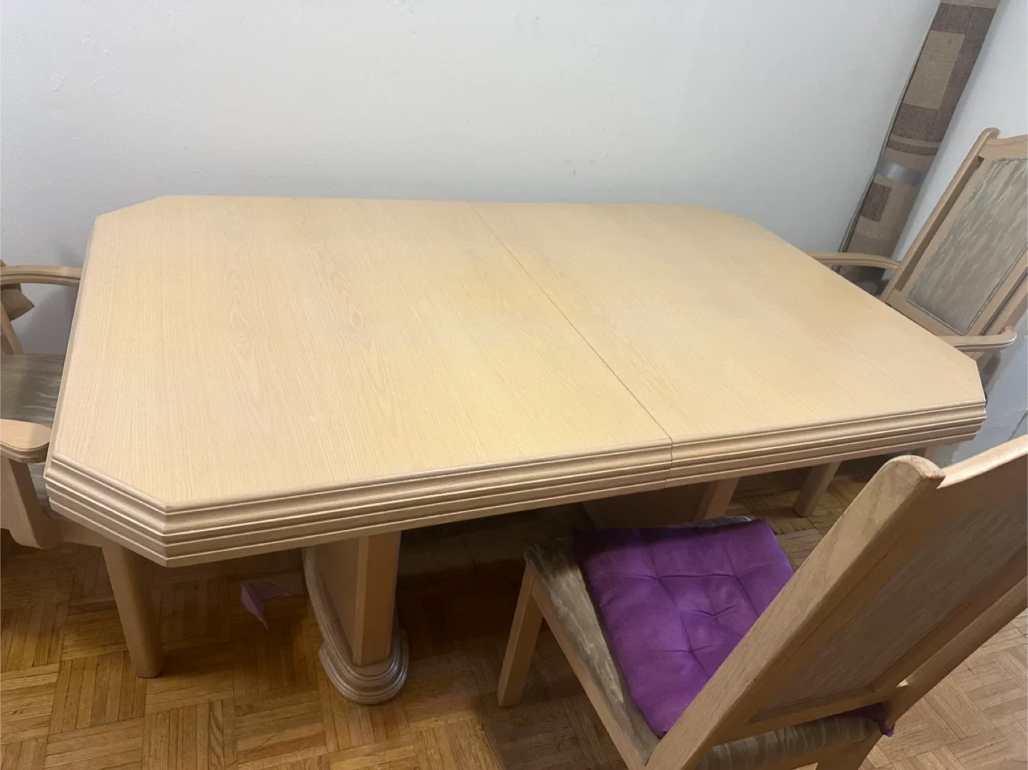 Wooden Dining Table with 6 Chairs image indicator(5)