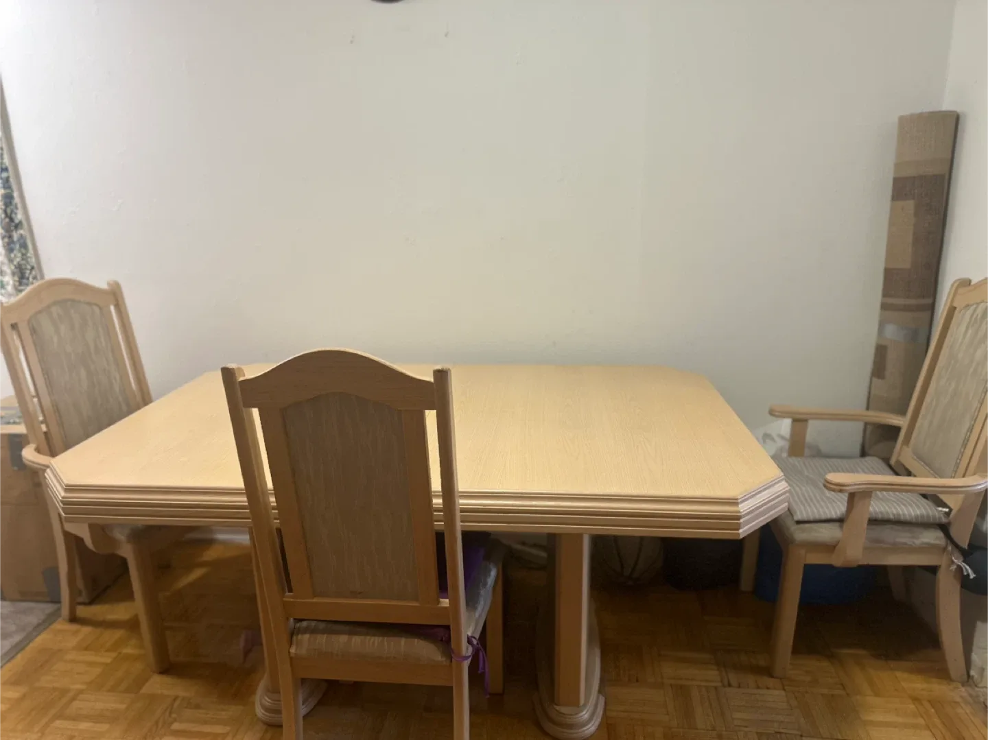 Wooden Dining Table with 6 Chairs image indicator(2)