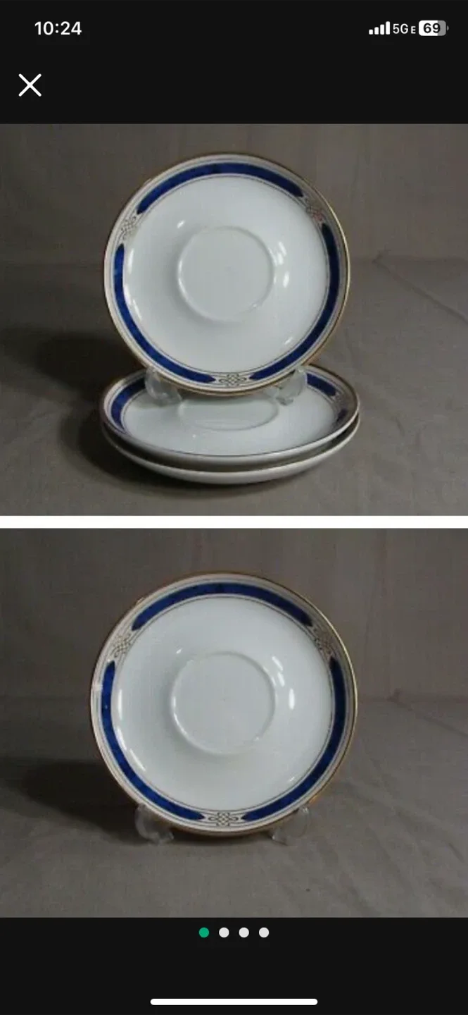 Gorham Regalia Court Lapis Saucers