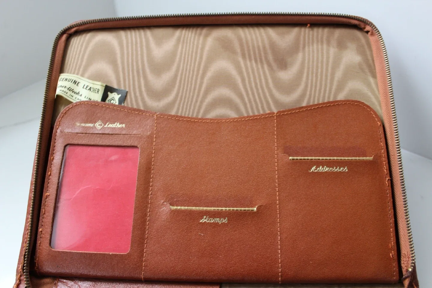 Vintage Genuine Leather Travel Secretary image indicator(5)