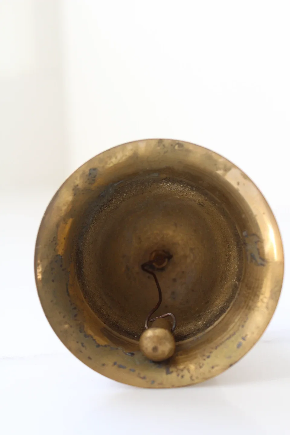 Brass Hand Bell with Mother of Pearl Inlay image indicator(6)