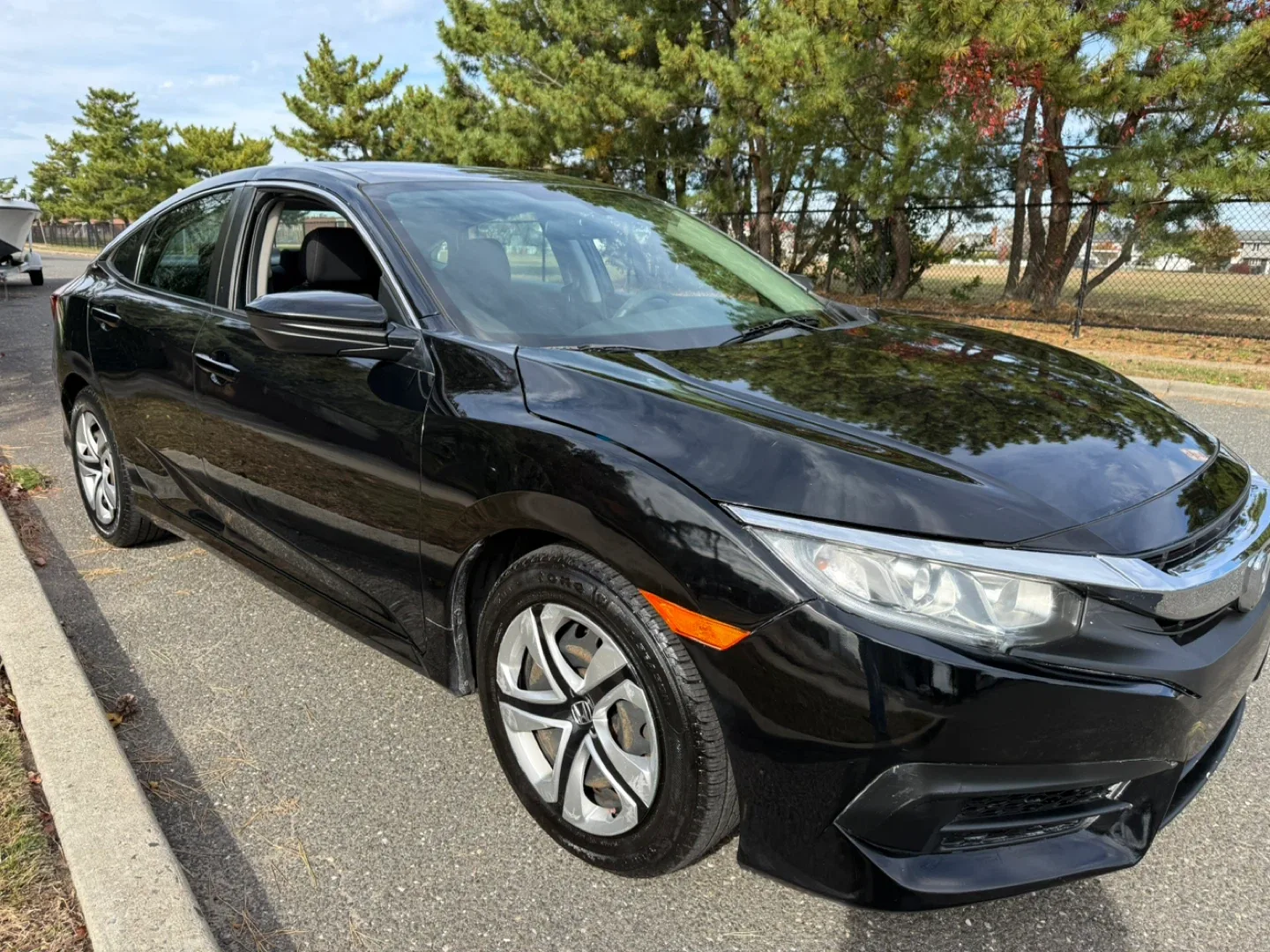 2016 Black Honda Civic Sedan