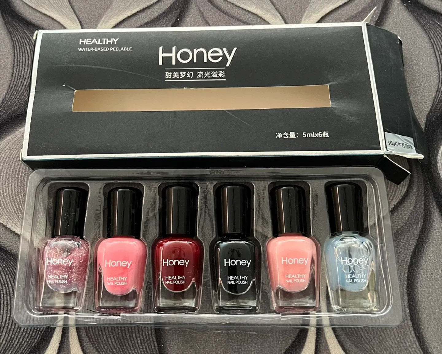 Honey Healthy Nail Polish Set - 6 Colours