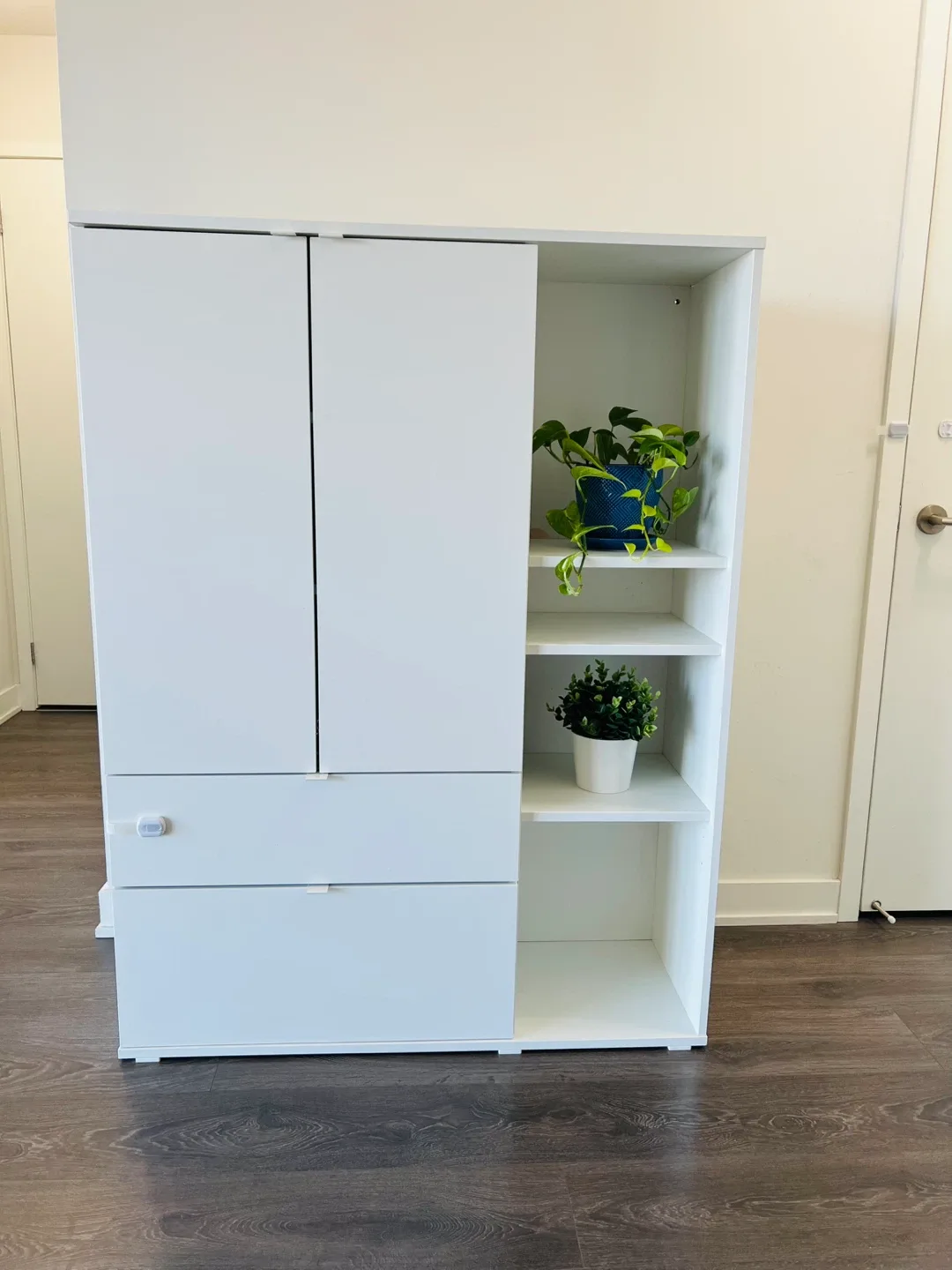 IKEA white storage unit