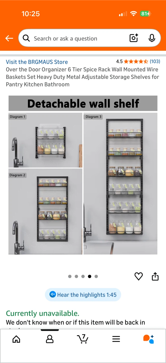 6 Tier wall rack - photo 4