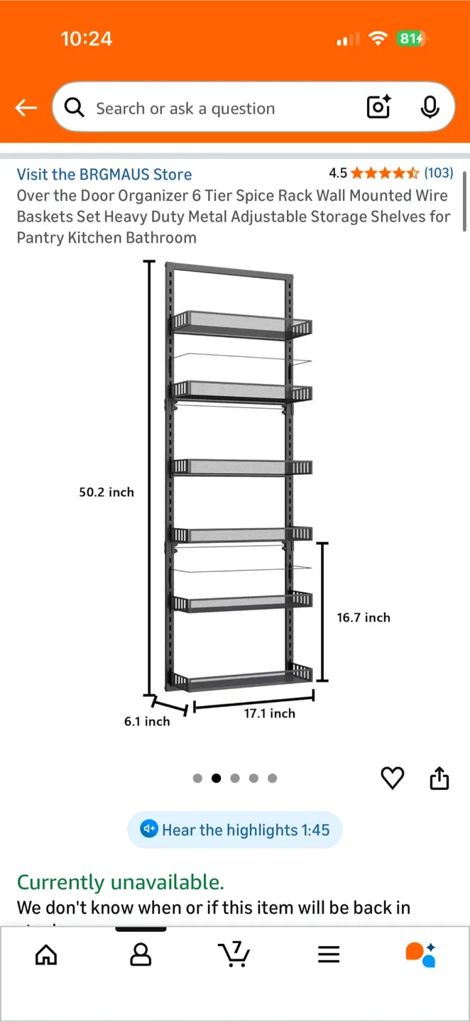 6 Tier wall rack image indicator(3)