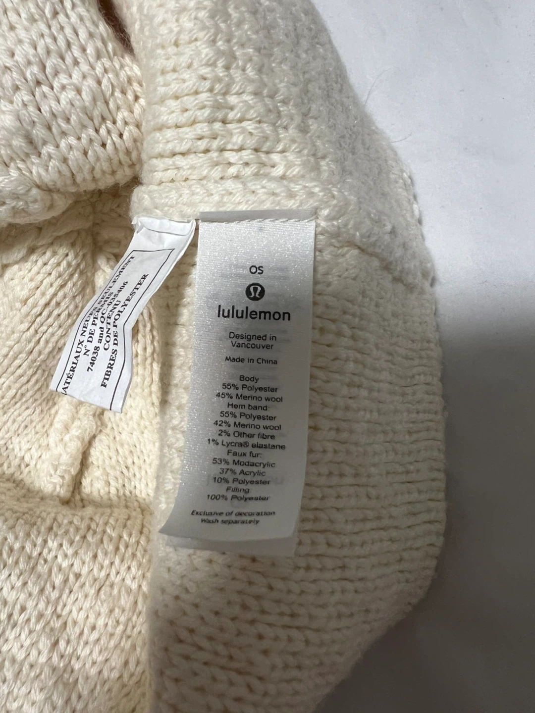 Brand new with tags: Lululemon Pom to Play Beanie - OS - photo 2