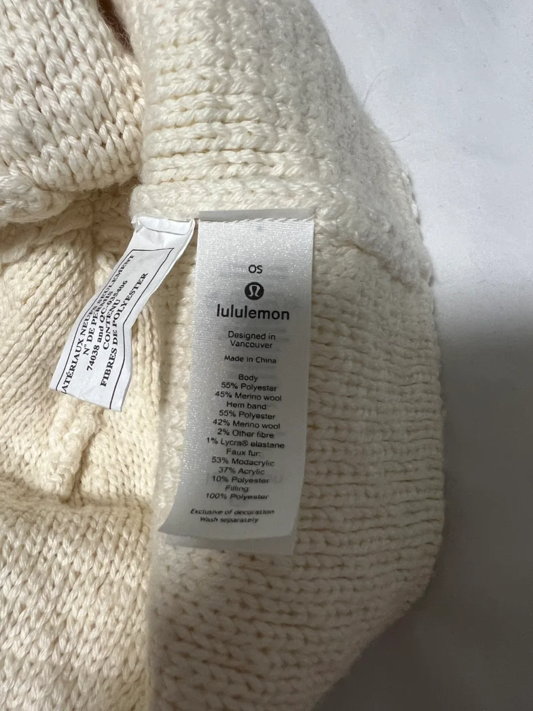 Brand new with tags: Lululemon Pom to Play Beanie - OS image indicator(2)