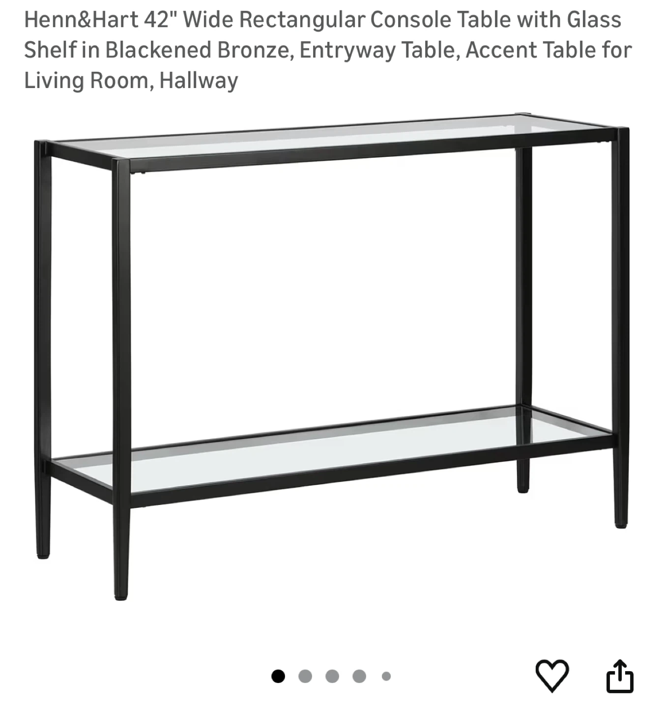 Console Table - 42" Wide - photo 4