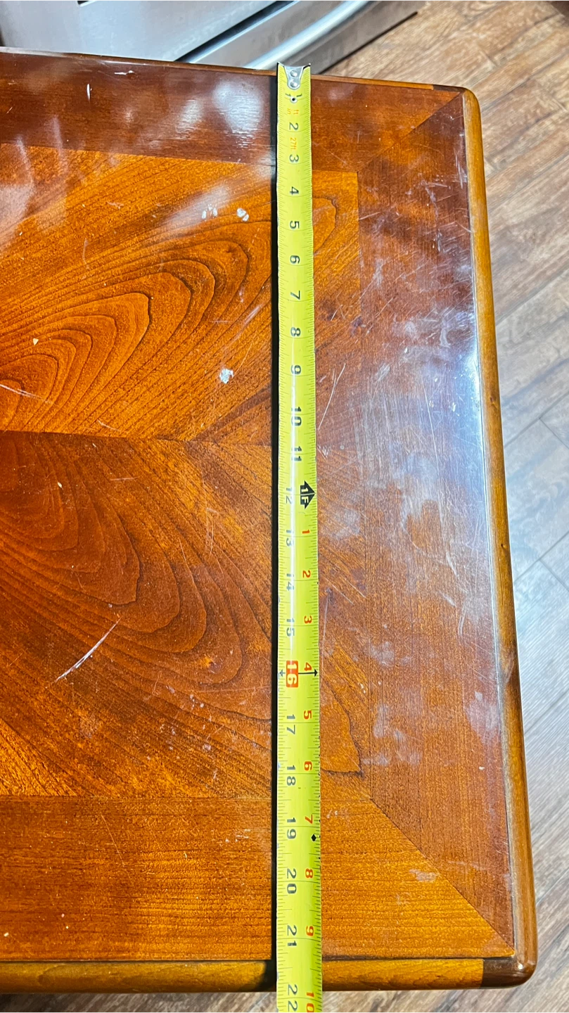 Wooden Side Table with Drawer - photo 3