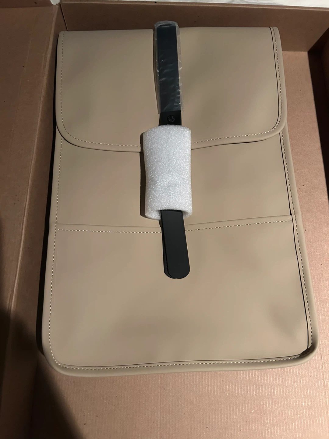 Brand New RAINS Backpack Mini - Beige