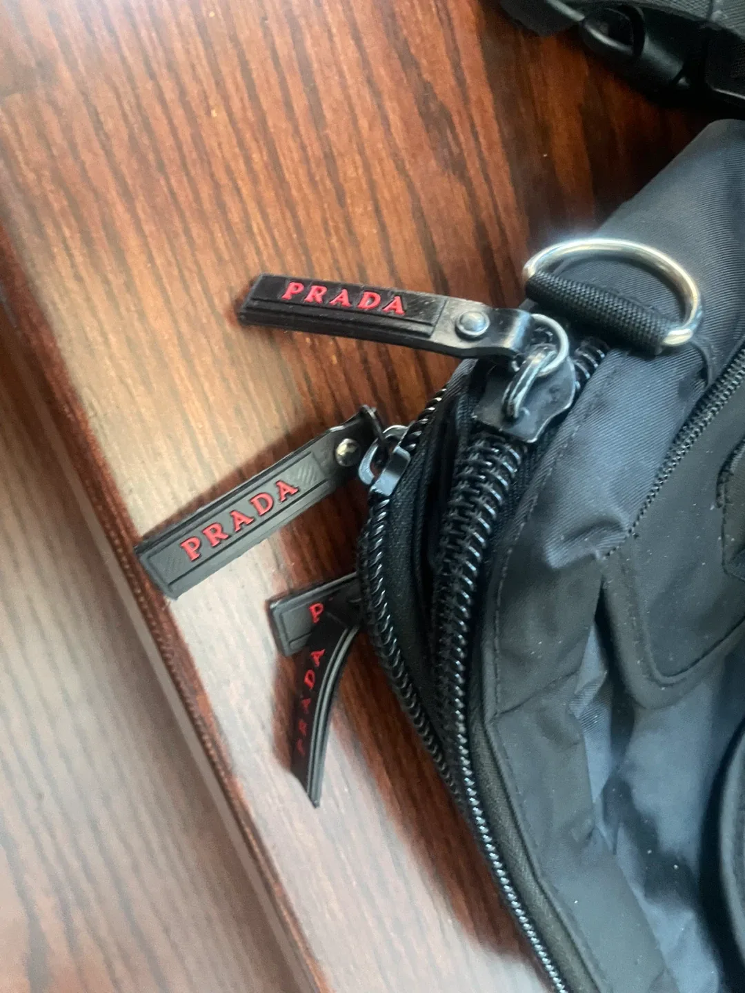 Unisex Prada Black Crossbody Bag image indicator(3)