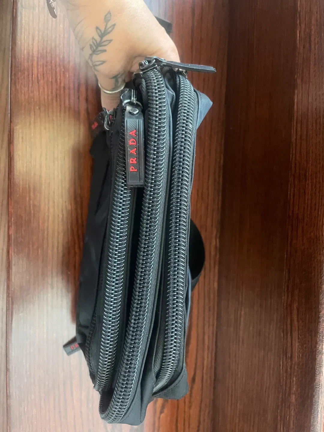 Unisex Prada Black Crossbody Bag image indicator(2)