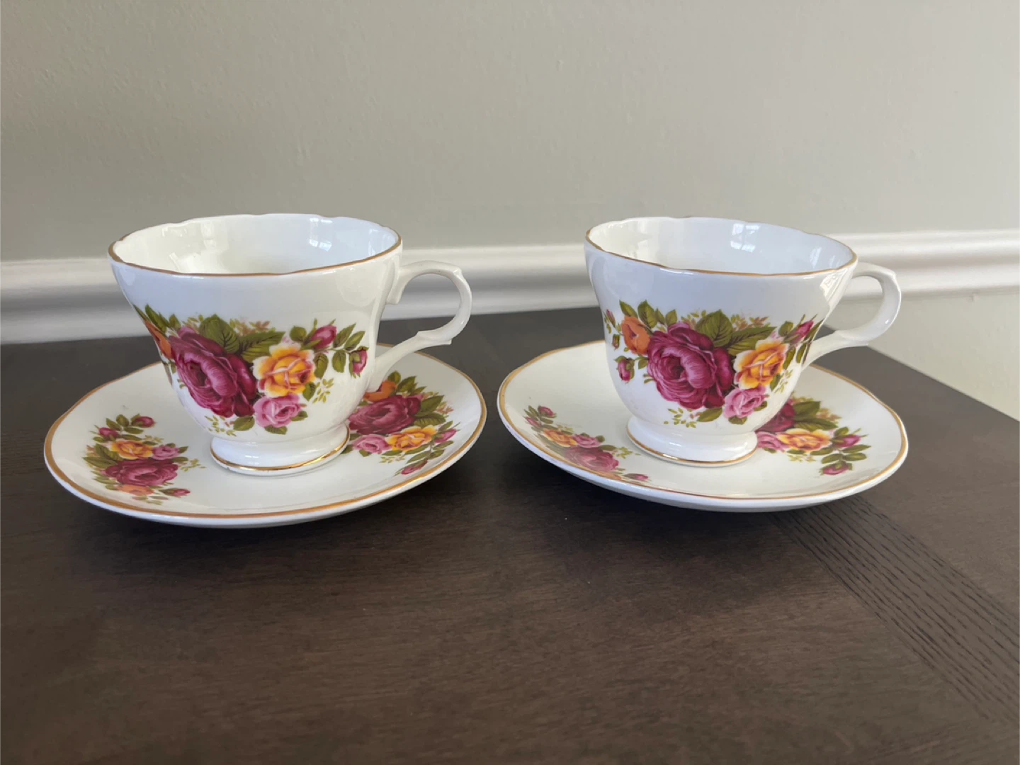 Royal Albert Crown Trent Teacup & Saucer Set