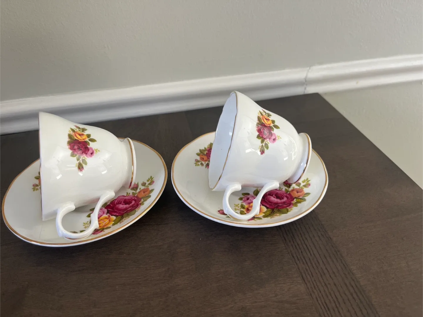 Royal Albert Crown Trent Teacup & Saucer Set image indicator(3)
