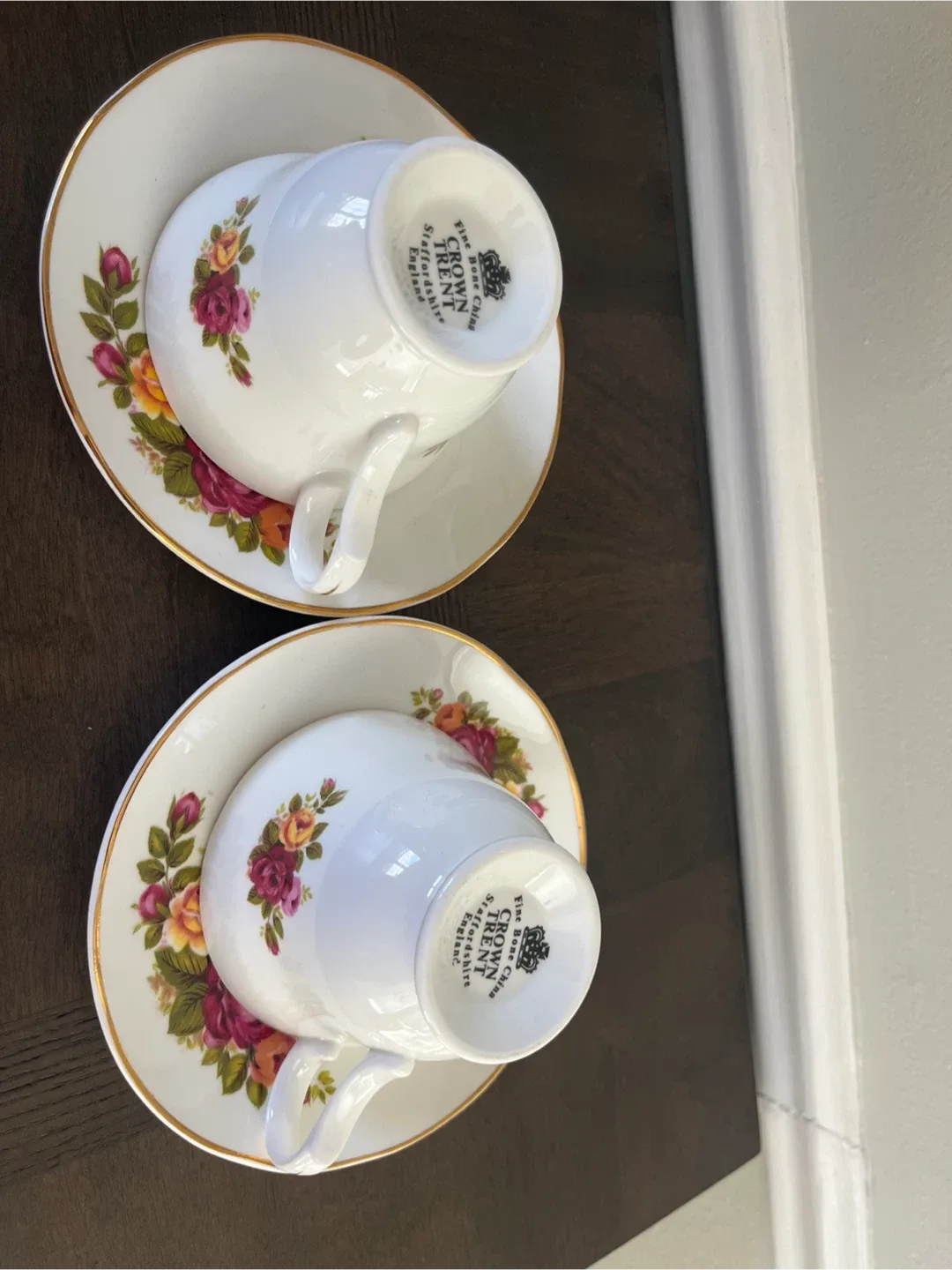 Royal Albert Crown Trent Teacup & Saucer Set image indicator(4)