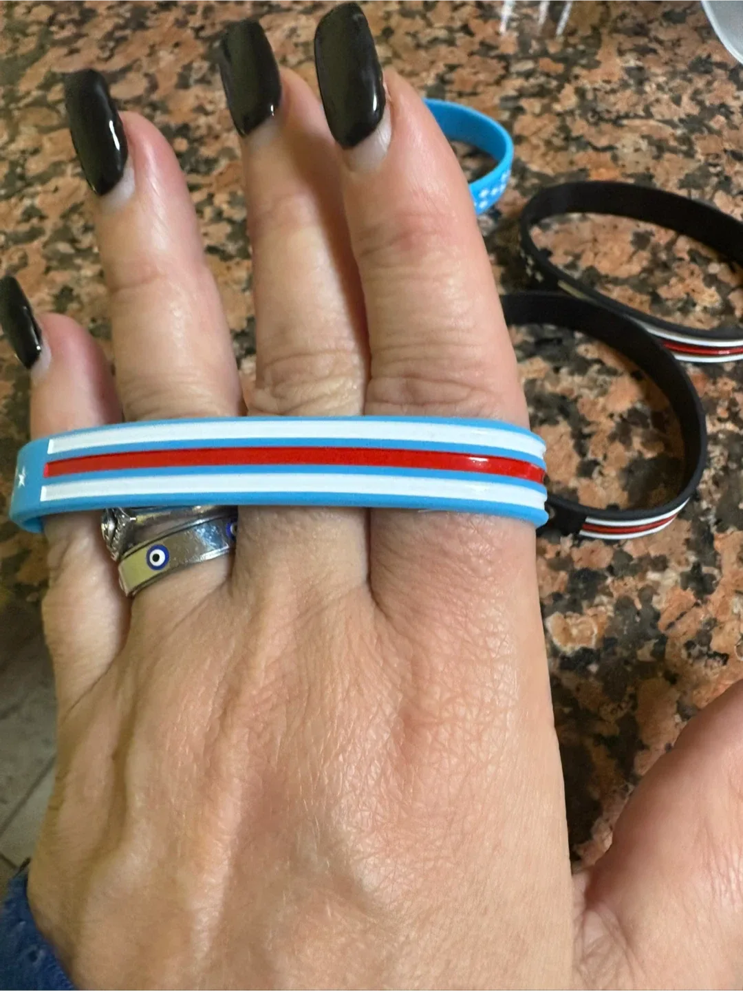 Charlie Kirk Rubber Bracelets image indicator(5)