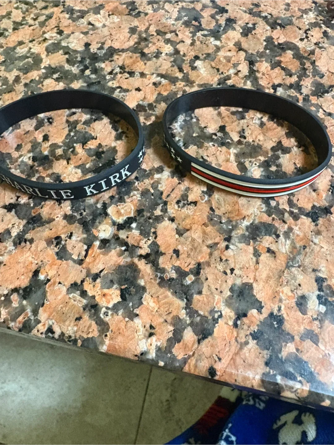 Charlie Kirk Rubber Bracelets