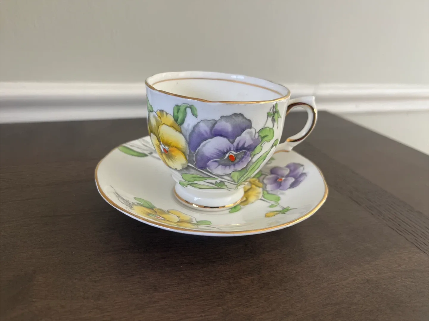 Salisbury Fine Bone China Tea Cup & Saucer