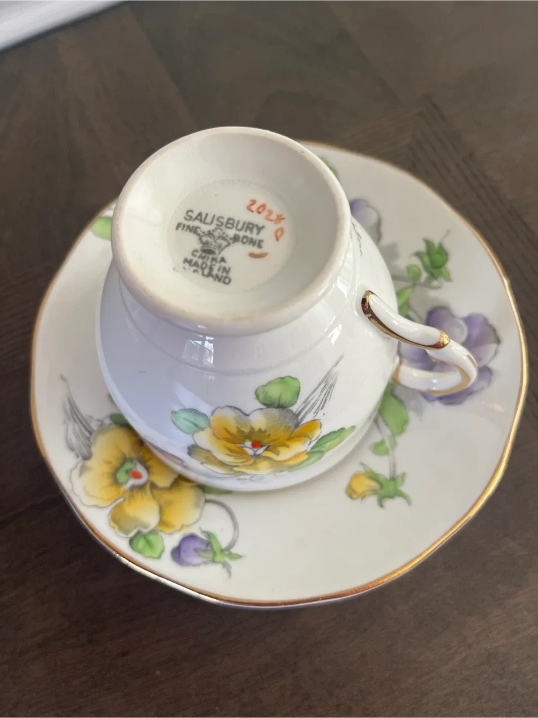 Salisbury Fine Bone China Tea Cup & Saucer image indicator(4)
