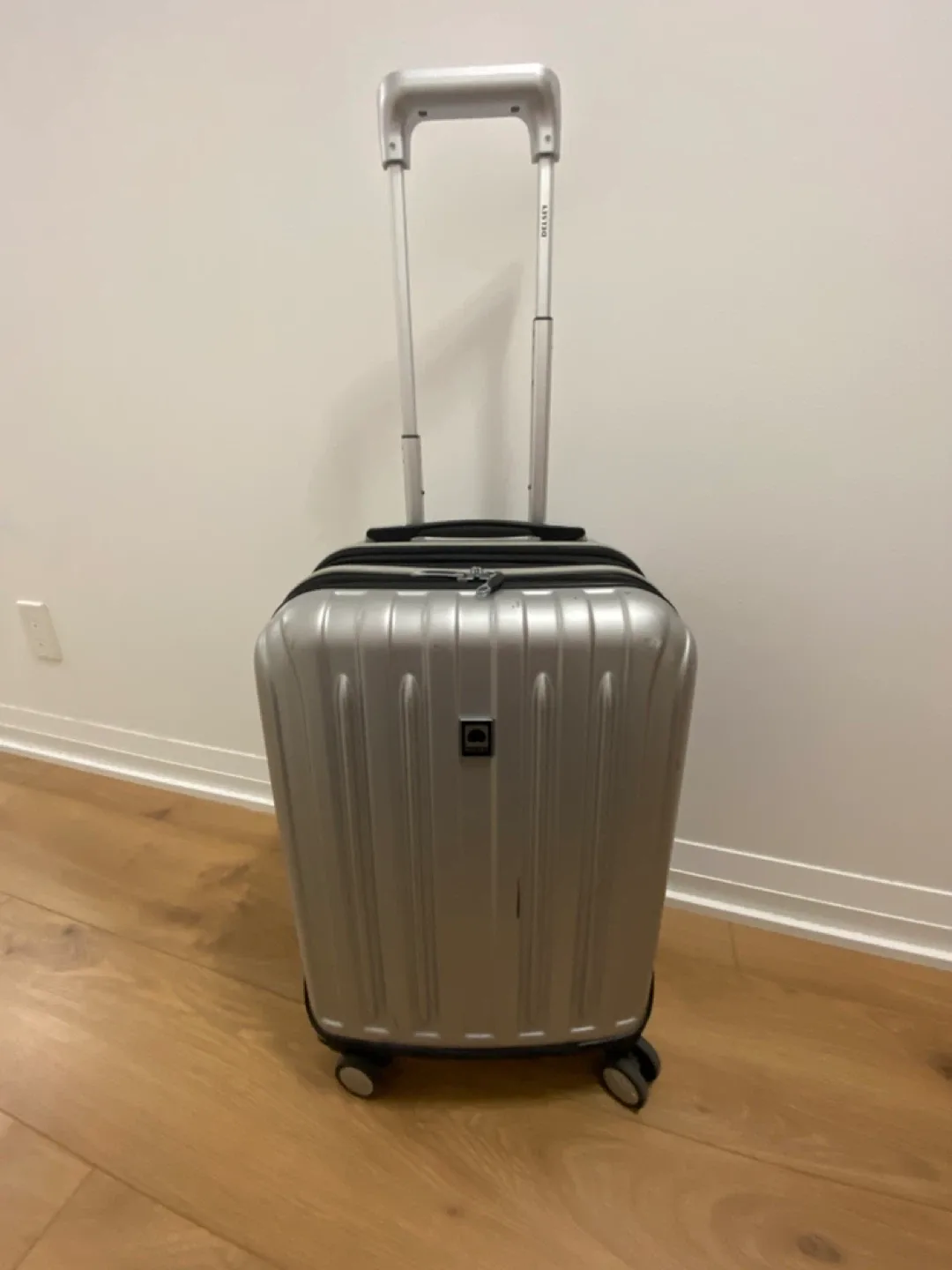 Delsey Carry-On Suitcase - Silver
