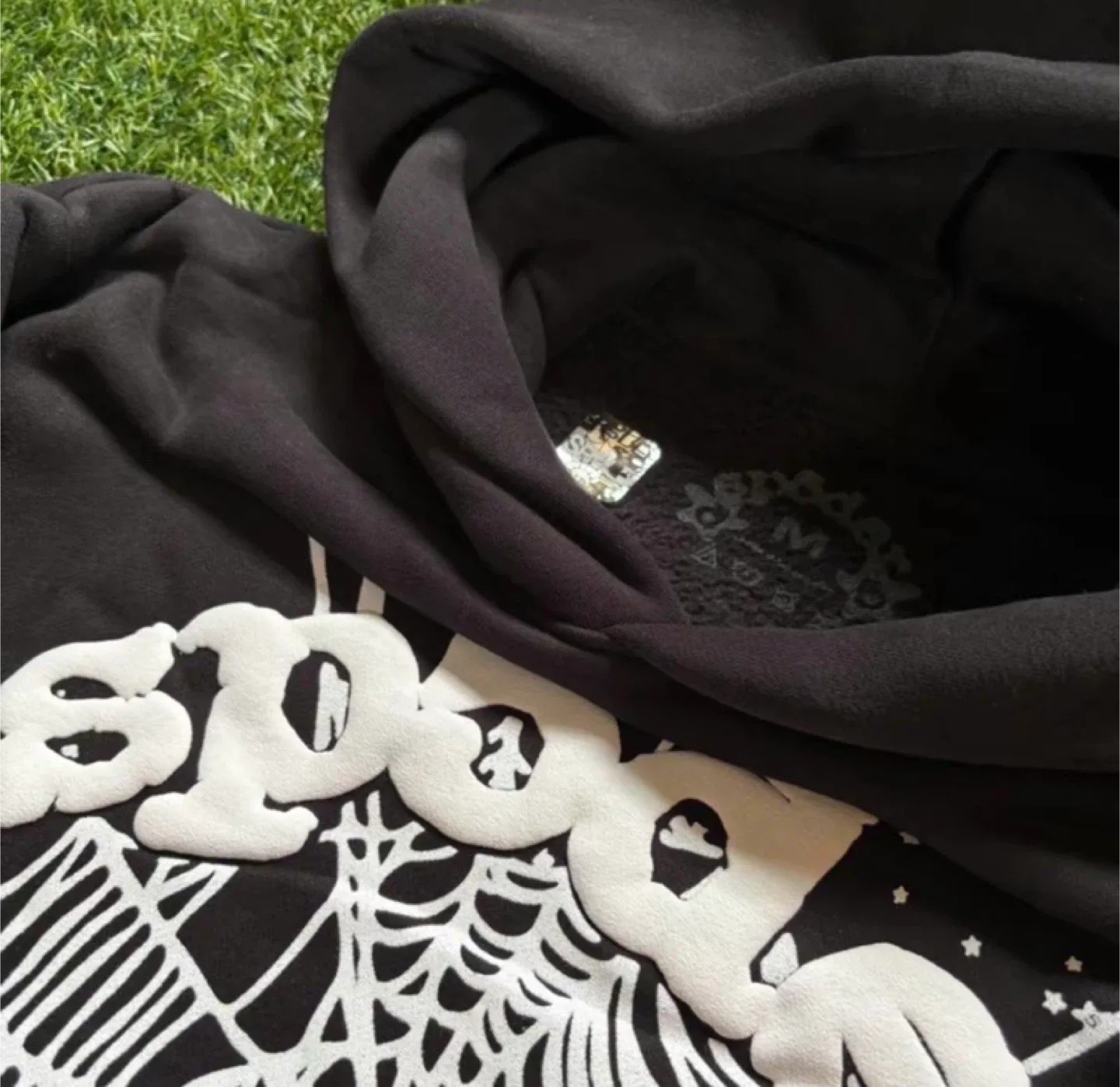 New Sp5der Black Hoodie image indicator(4)