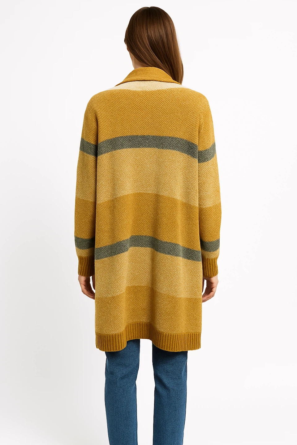 CYRUS Women’s Long Open Front Knit Cardigan XL -New Without Tag - photo 2