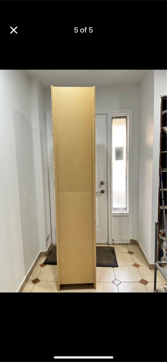 Tall Narrow IKEA Wooden Bookshelf  Perfect for Small Spaces! 🔥 image indicator(4)