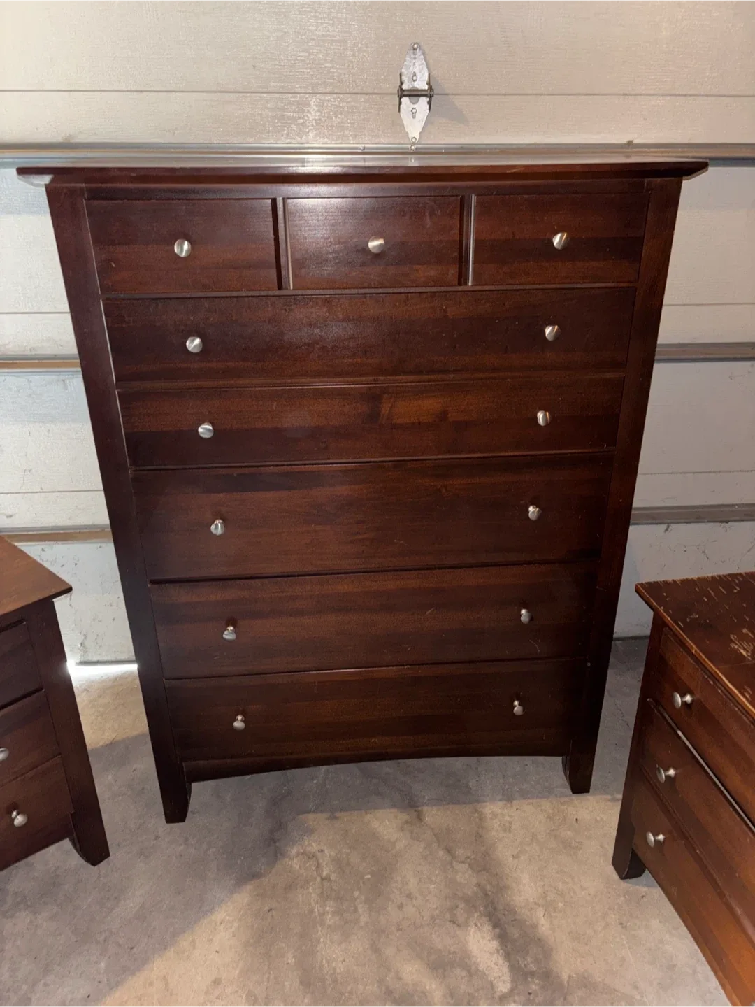 Vaughan Bassett. 3 dressers and mirror best offer