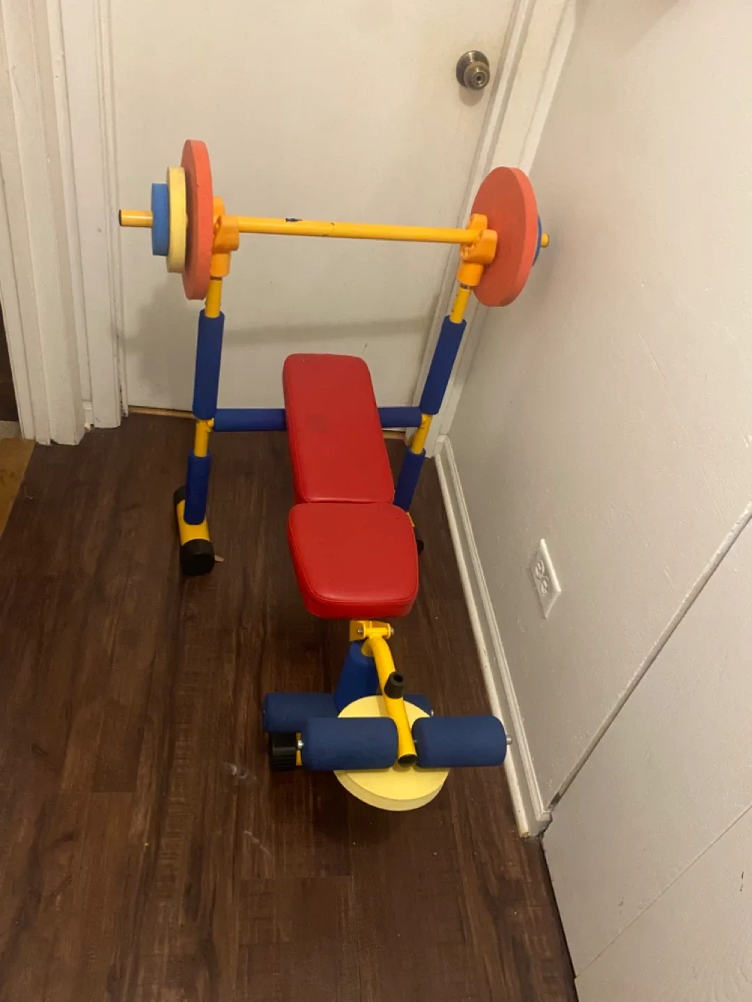 Kids' Toy Weight Bench Set