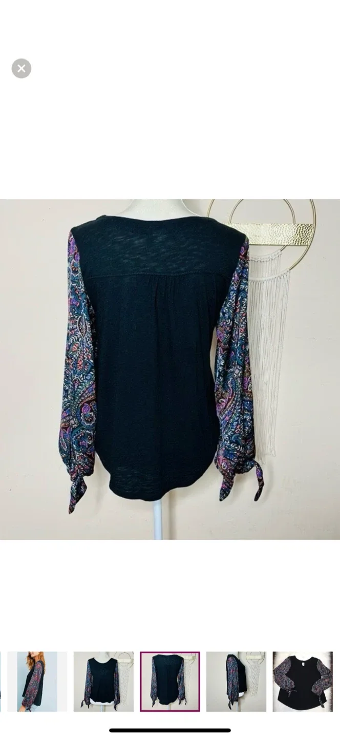 Anthropologie akemi + kin Maybelle Paisley Print Top image indicator(6)