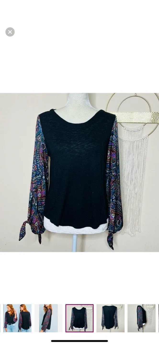 Anthropologie akemi + kin Maybelle Paisley Print Top image indicator(5)