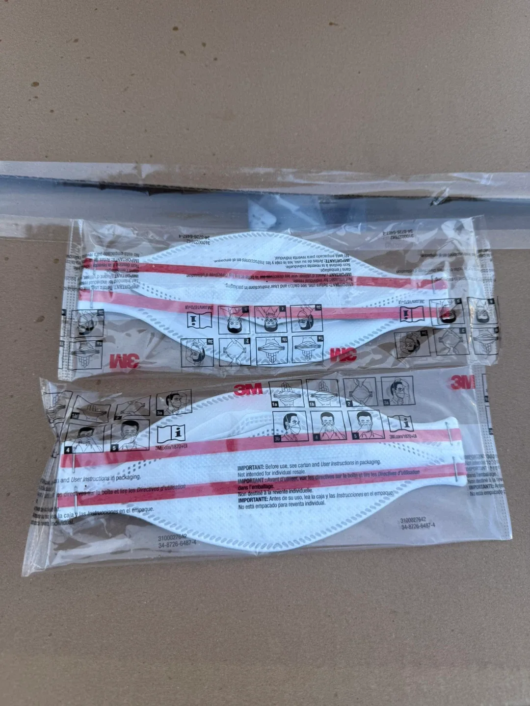 New 3M Aura Health Care Particulate Respirator Masks