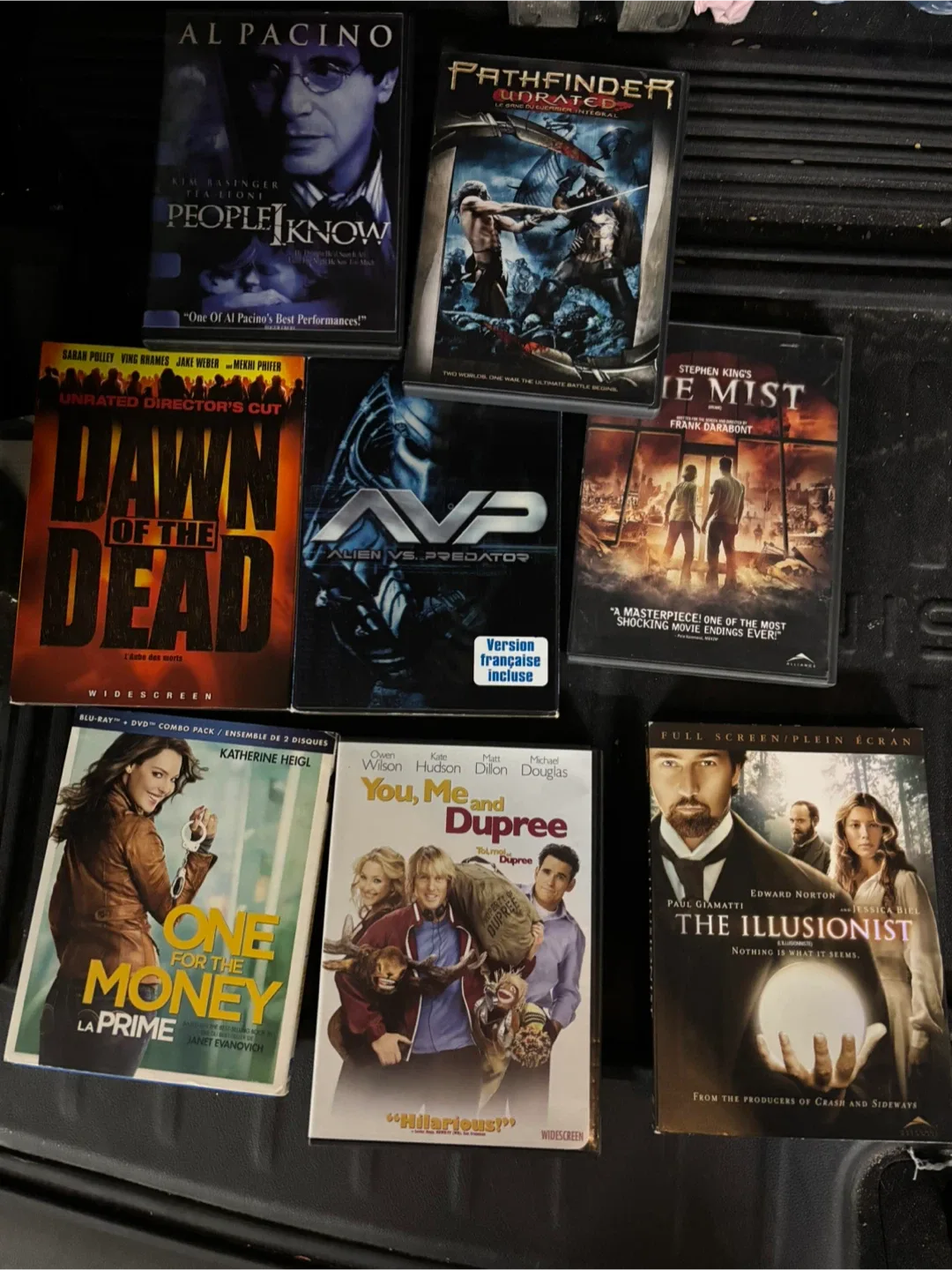 DVD movie collection