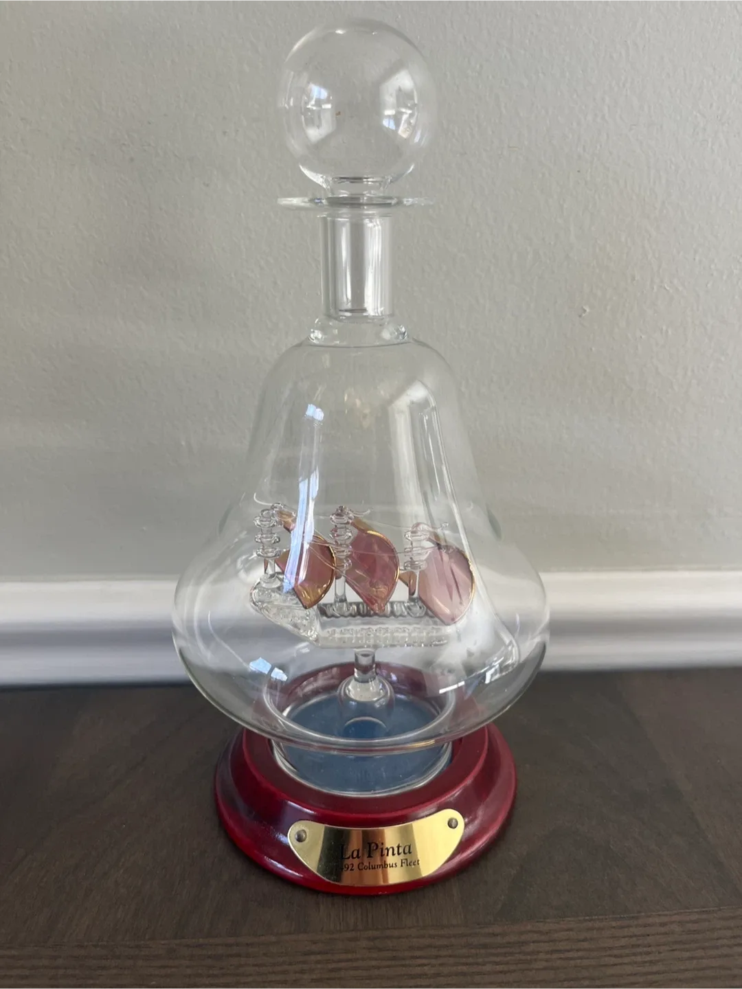 La Pinta 1492 Columbus Fleet Mayflower Glass ornaments image indicator(3)