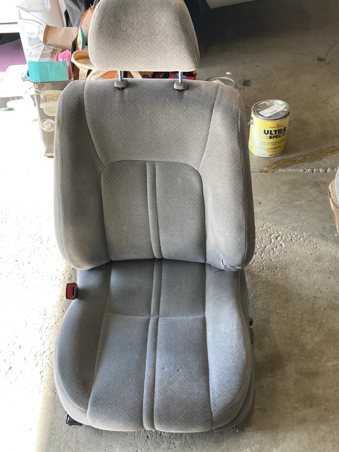Car Seat - Gray Fabric