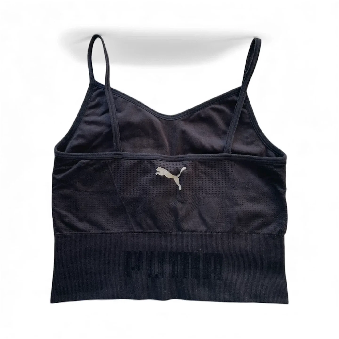Puma Evo Knit Seamless Black Crop Top image indicator(6)