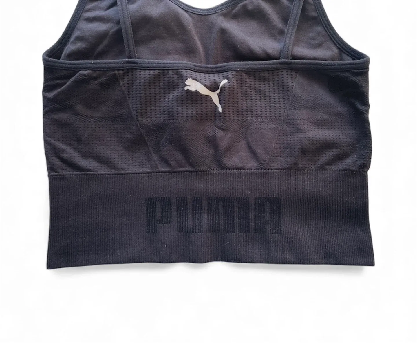 Puma Evo Knit Seamless Black Crop Top image indicator(7)